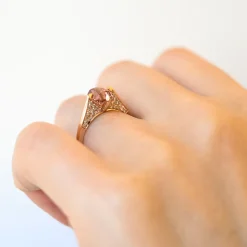 1.82 ct Garnet Minimalist Ring