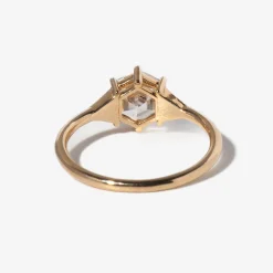 1.32 ct Lab Diamond Hexagonal Deco Ring