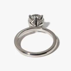 2.00 ct Lab-Grown Round Diamond Hidden Halo Coursiere Ring