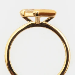 0.83 ct Lozenge Diamond Portico Ring