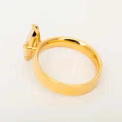 1.13 ct Marquise Diamond Temple Ring