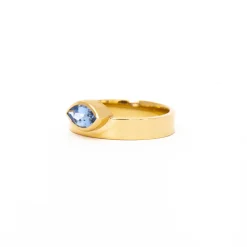 0.81 ct Marquise Sapphire Monolith Ring