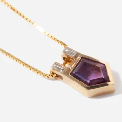 1.43 ct. Montana Sapphire Taurus Necklace