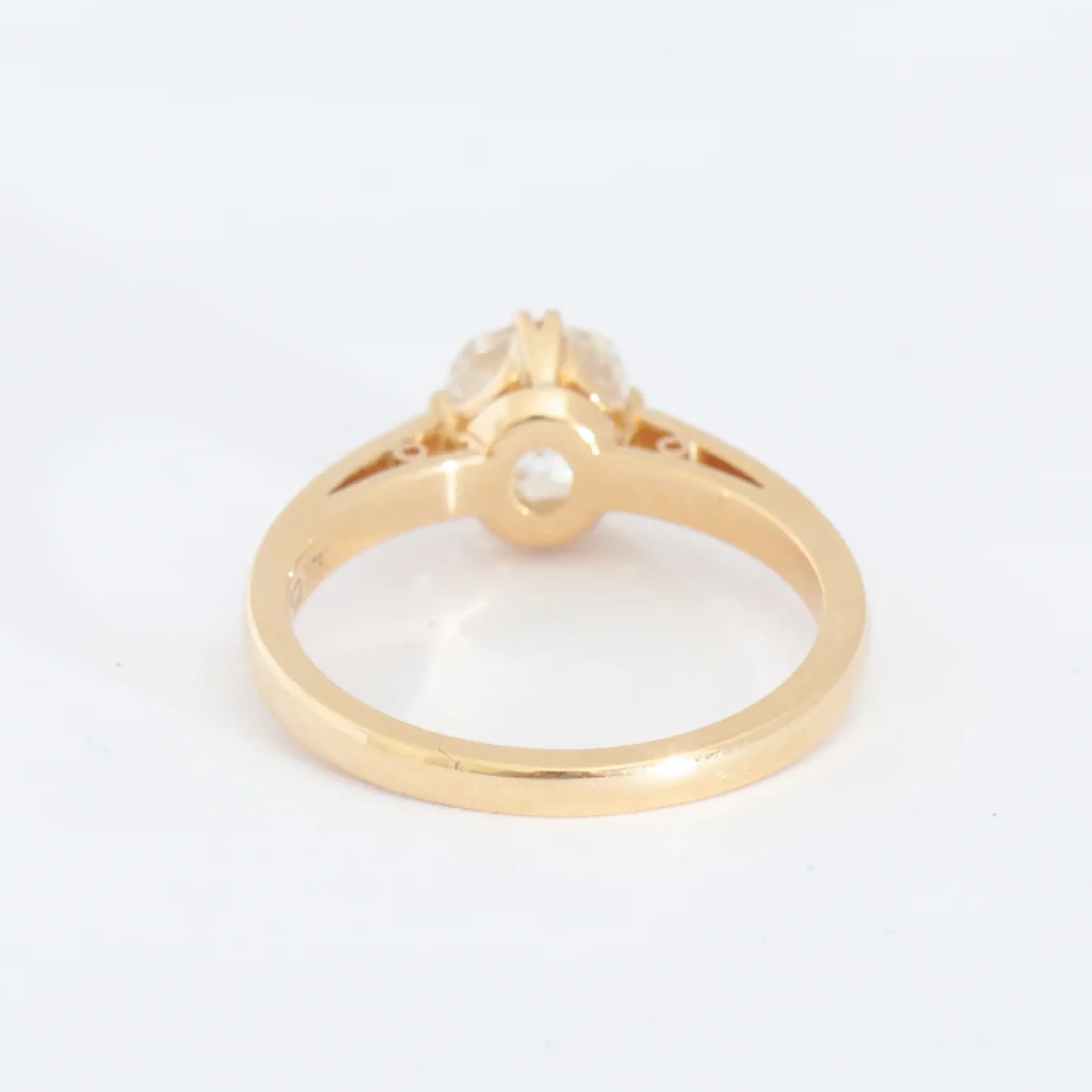 1.31 ct Old Mine Bauer Solitaire Ring