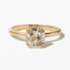 1.51 ct Old Mine Coursiere Ring