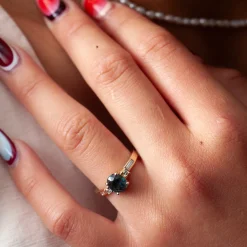 1.87 ct Oval Sapphire Hope Ring