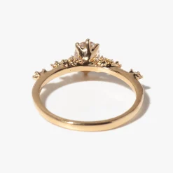 0.71 ct Pink Sapphire Daphne Ring