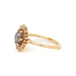 1.50 ct Salt & Pepper Diamond Arielle Ring
