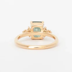 2.46 ct Seafoam Sapphire Desi Ring