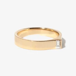 4.0 mm Braga Ring with Diamond