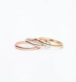 2.0 mm Half Round Stacking Band