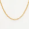 4 mm Italian Chain Link Necklace
