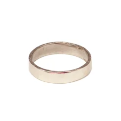 5 mm White Gold Coastline Ring