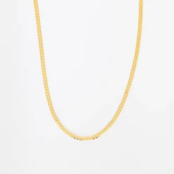 3 mm Yellow Gold Curb Chain