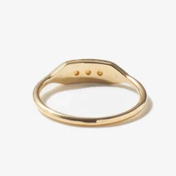 3 Pearl Mini Deco Point Ring