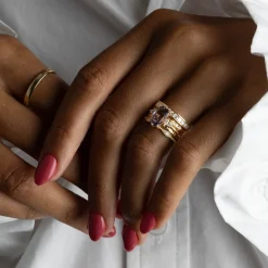 2.12 Purple-Pink Spinel Desi Ring