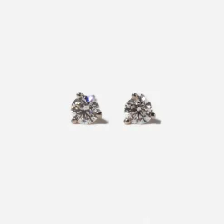 0.50 tcw Three-Prong Diamond Solitaire Studs