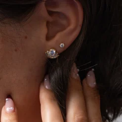 0.25 tcw Three-Prong Diamond Solitaire Studs