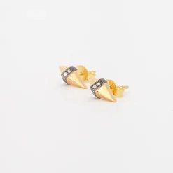 All Gold Pietra Studs