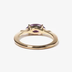 Amethyst Big Eye Ring