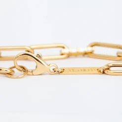 Baguette Diamond Paperclip Chain Bracelet