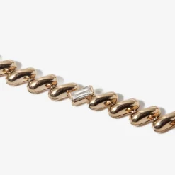 Baguette Diamond San Marco Chain Bracelet