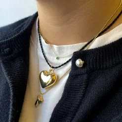 Barely-There Emerald Necklace