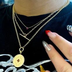 Barely-There Ruby Necklace