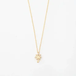 Beaded Palm Tree Necklace