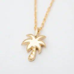 Beaded Palm Tree Necklace