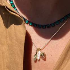 Birthstone Open Hand Mini Charm