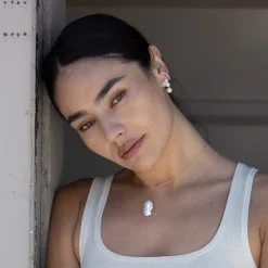 Bisou Perle Drop Earring