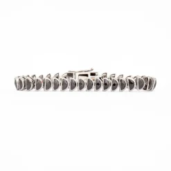 Black Spinel Small Worm Bracelet