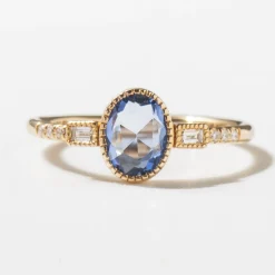 Blue Sapphire Adagio Ring