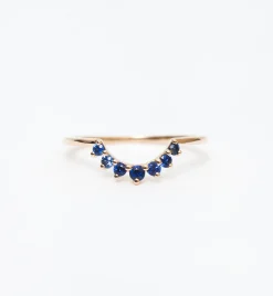 Blue Sapphire Grand Tiara Band