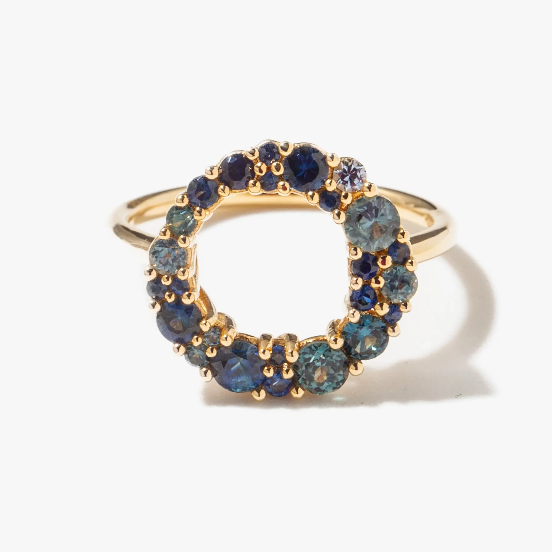 Bubble Multicolor Sapphire Ring