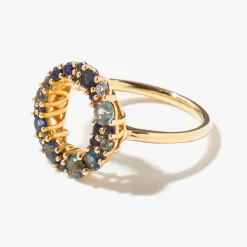 Bubble Multicolor Sapphire Ring