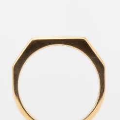 Carre Cut Diamond Band