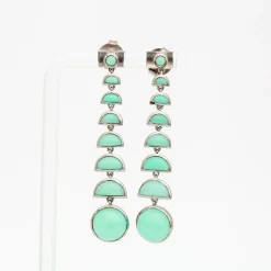 Chrysoprase Ballbearing Earrings