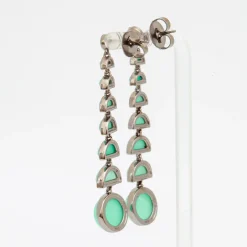 Chrysoprase Ballbearing Earrings