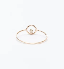 Circle Prong Diamond Ring