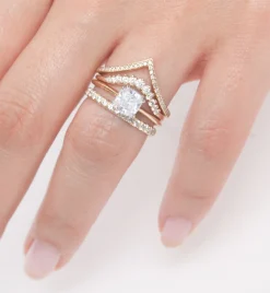 Cushion Knife-Edged New Hazeline Ring