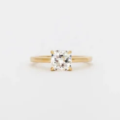 Cushion-Cut Canopy Solitaire