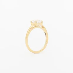 Cushion-Cut Canopy Solitaire