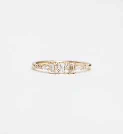 Diamond Baguette Reflection Ring