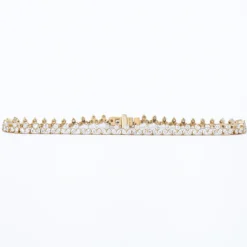 Diamond Cluster Tennis Bracelet