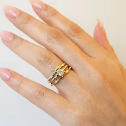 Diamond Deco Beaded Band