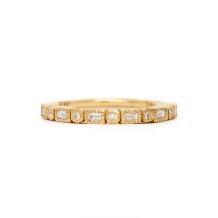 Diamond Fusion Half Eternity Band
