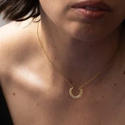 Diamond Mini Arc Necklace