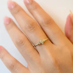 Diamond Multi Marquise Equilibrium Ring